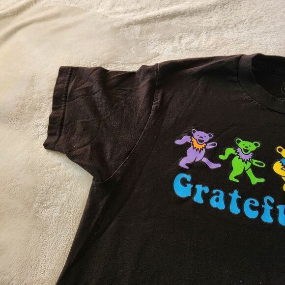 Grateful Dead Dancing Bears 2021 Black Tshirt With Graphics Size Medium - Picture 4 of 7